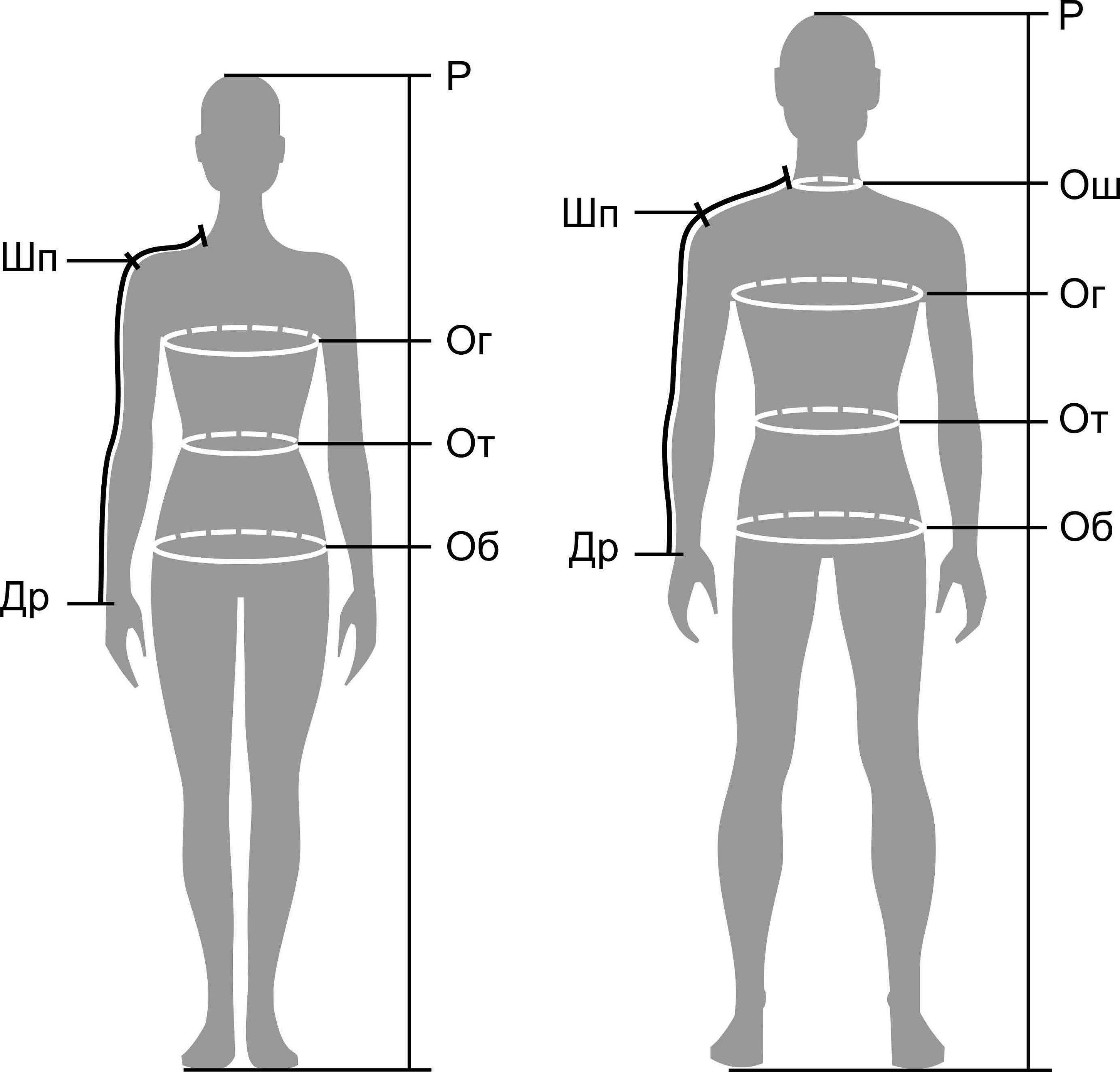 Измерение окружности тела. Замеры в шитье. Снятие мерок. Мерки тела для шитья. Схема снятия мерок.