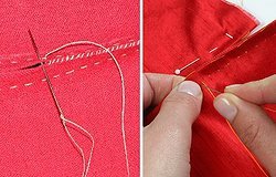 Как шить потайным швом руками: незаметный внутренний шов в шитье иголкой