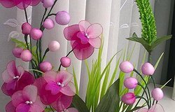 Цветы из капрона своими руками для начинающих: пошагово создаем красоту