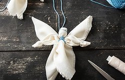 Ангел из ткани своими руками: мастер класс создания белой куклы, выкройка