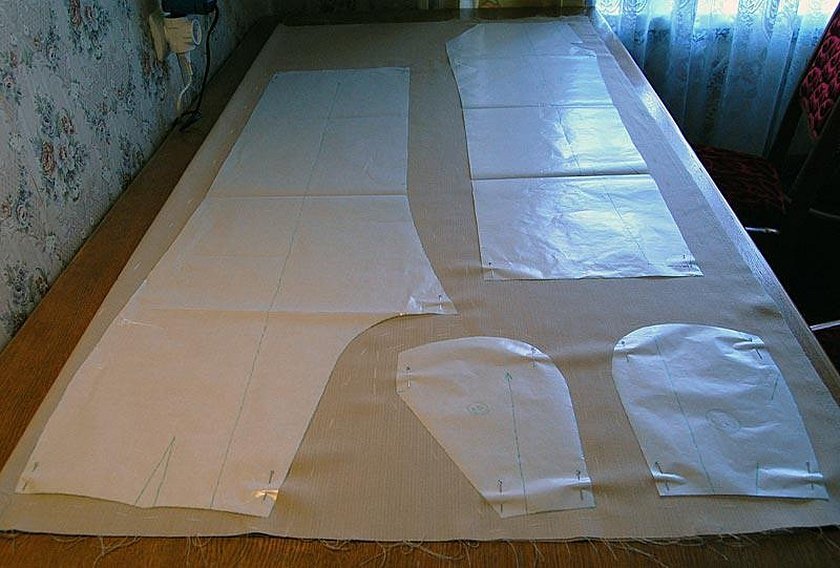 Правила раскладки лекал на ткани