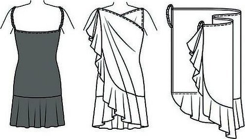 Выкройка пляжного платья рим