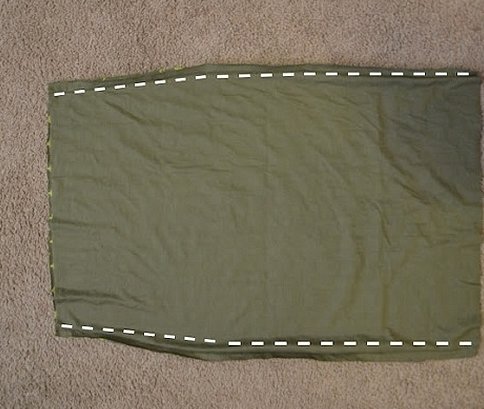 Зелёное армейской одеяло