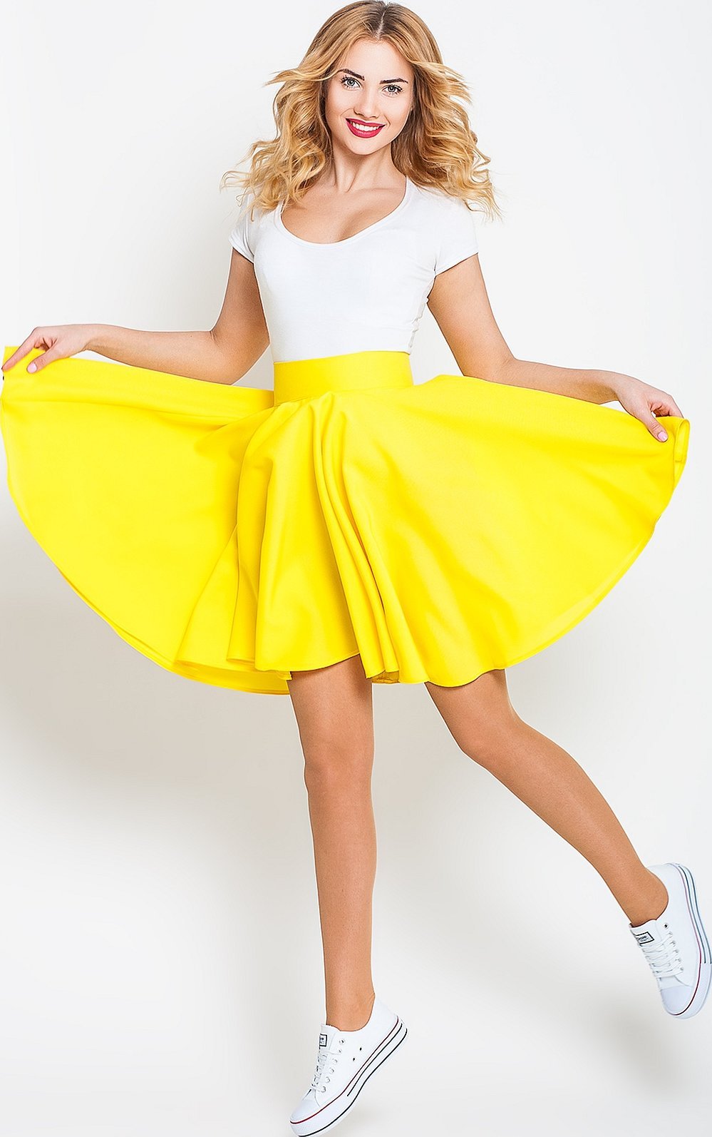 Желтая юбка adilisik