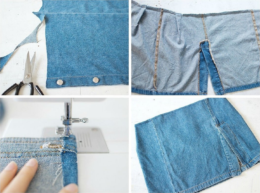 Что сделать из старых джинсов