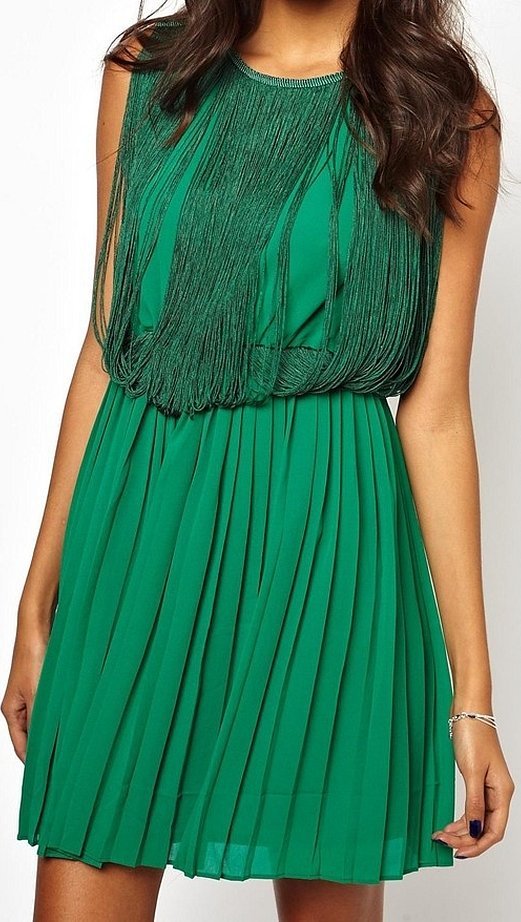 Красивые летние платья зеленого цвета