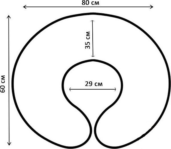 Дорожная подушка для шеи своими руками выкройки