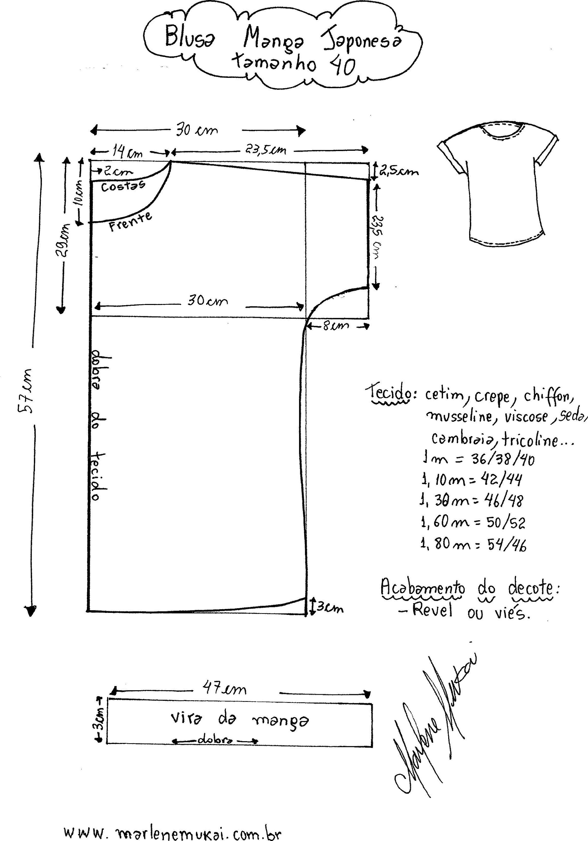 Выкройка блузки без рукавов от марлен мукай