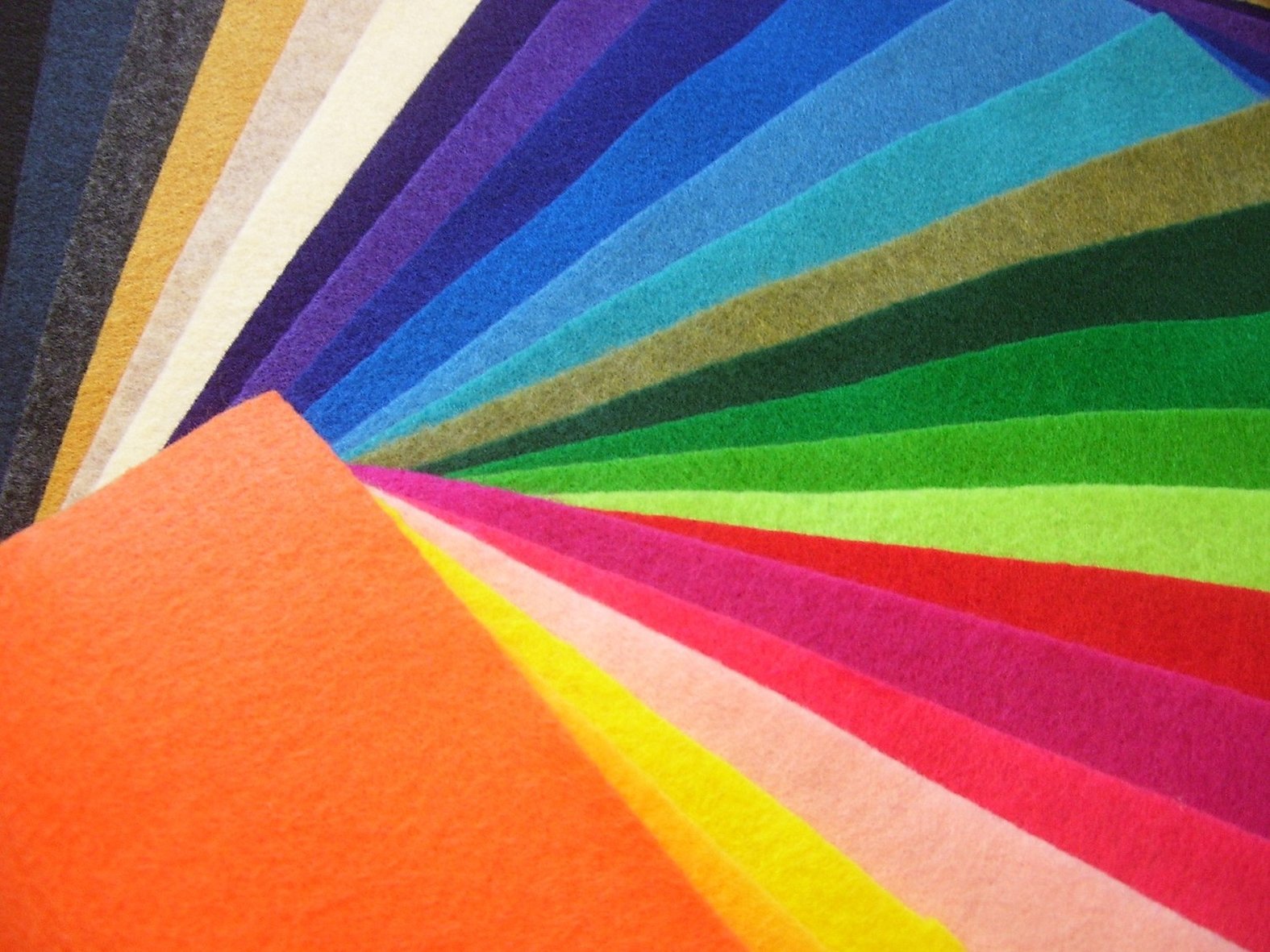 Цвет ткани фетр