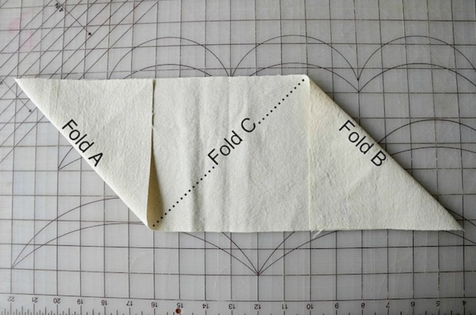 Сумка оригами из ткани выкройка