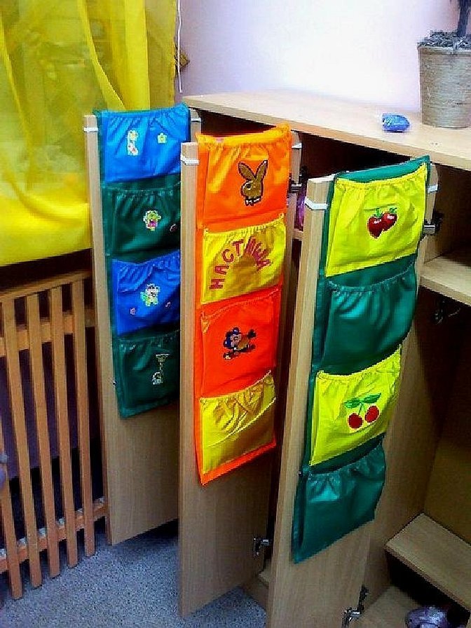Карман для шкафчика в детском саду