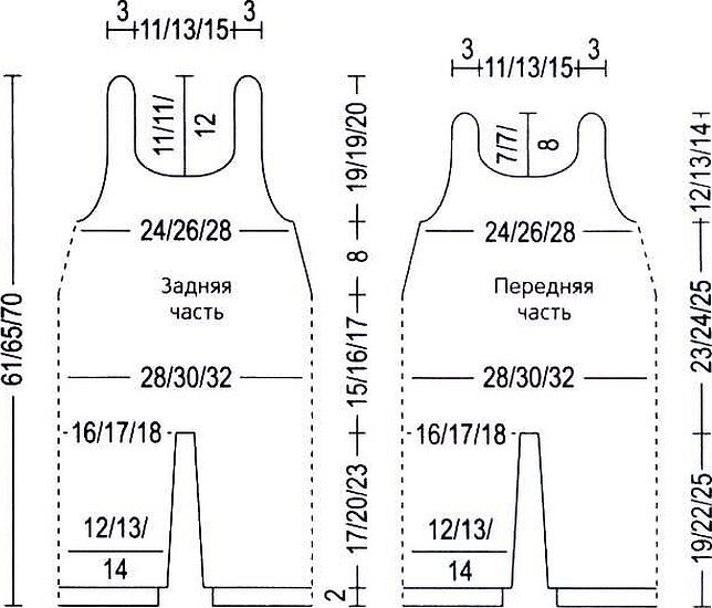 Комбинезон для новорожденных спицами с описанием