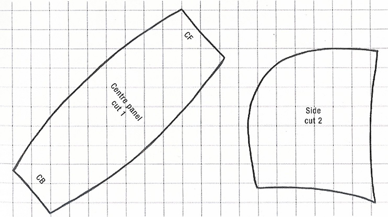 Выкройка шапочки клош из ткани