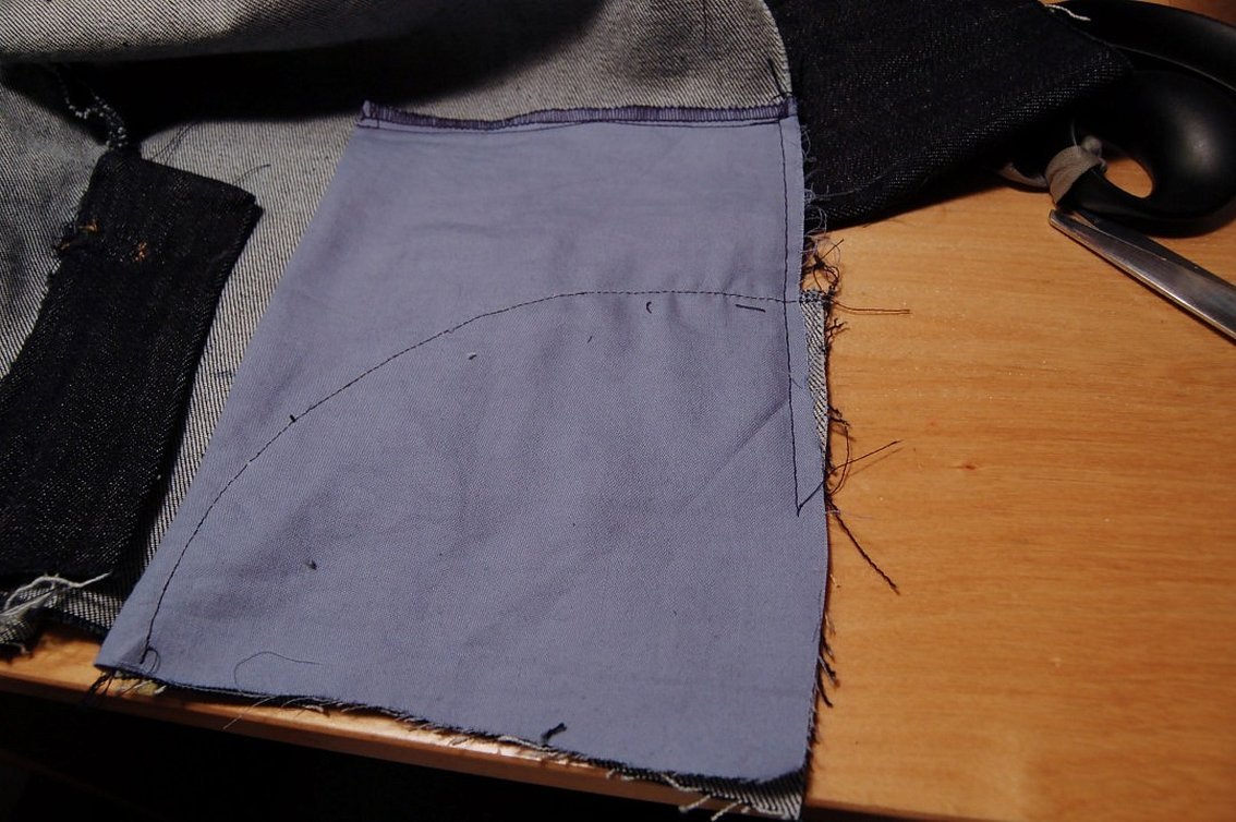 Как пришить карманы джинс накладные