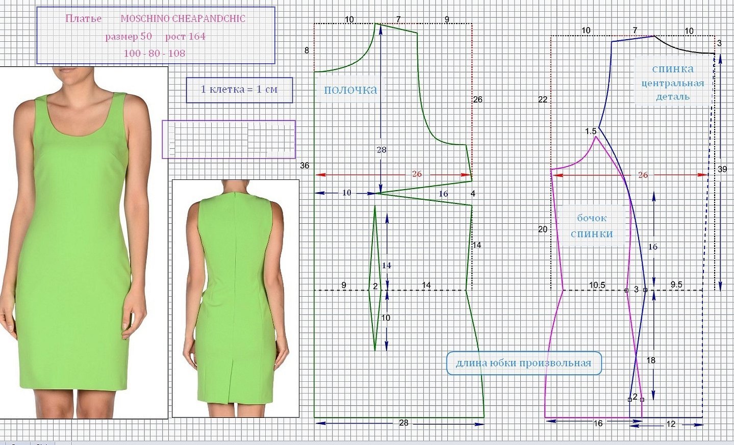 Выкройки платьев для начинающих простые выкройки