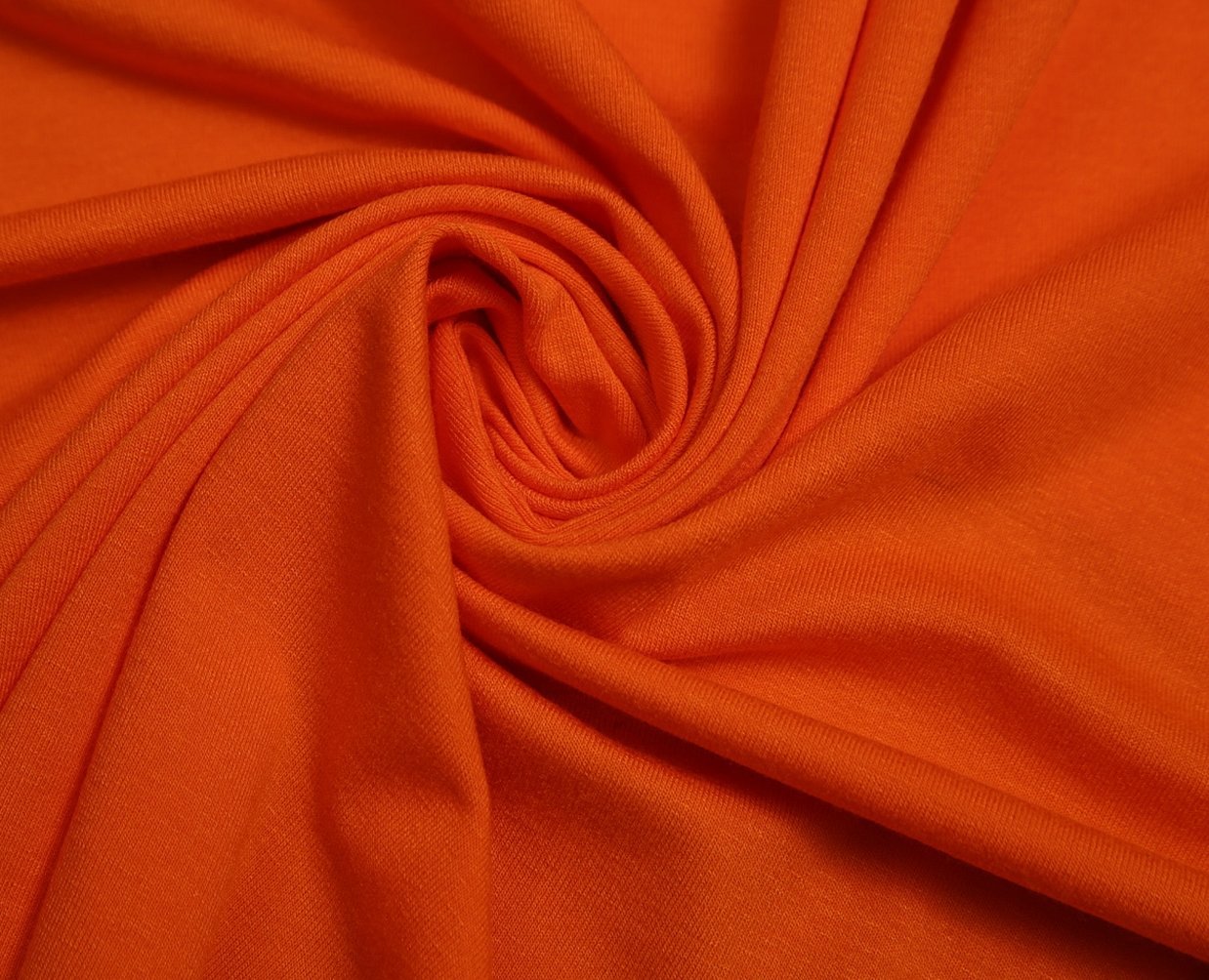 Ткань трикотажная оранжевая