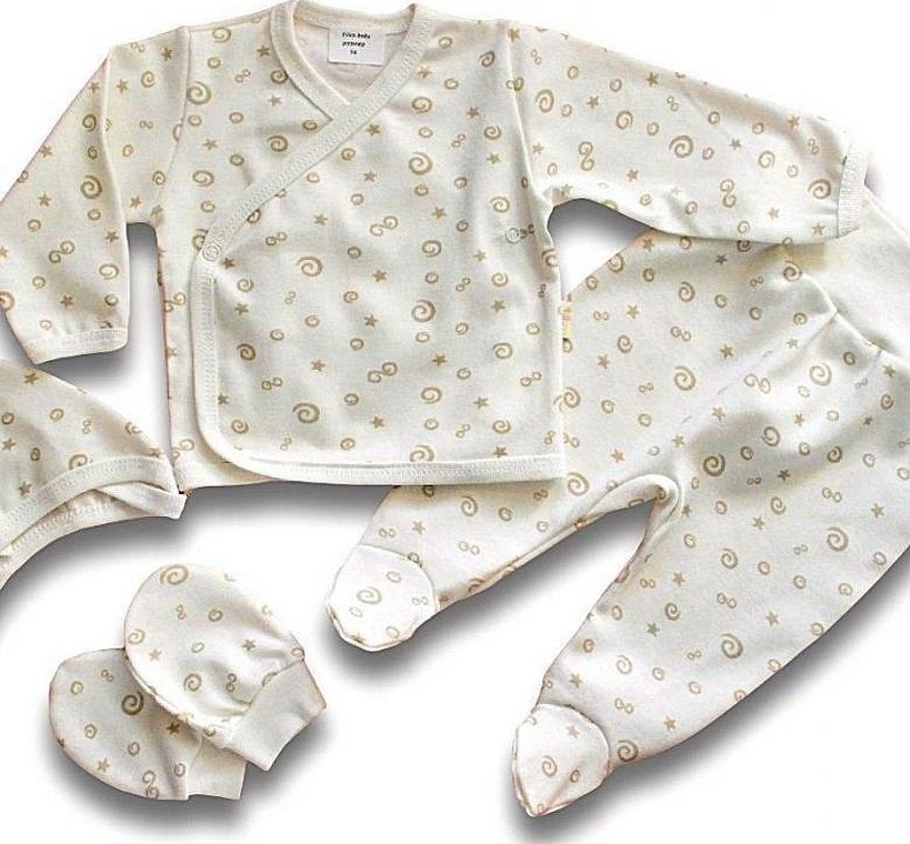 Комплект одежды для новорожденных распашонки и ползунки