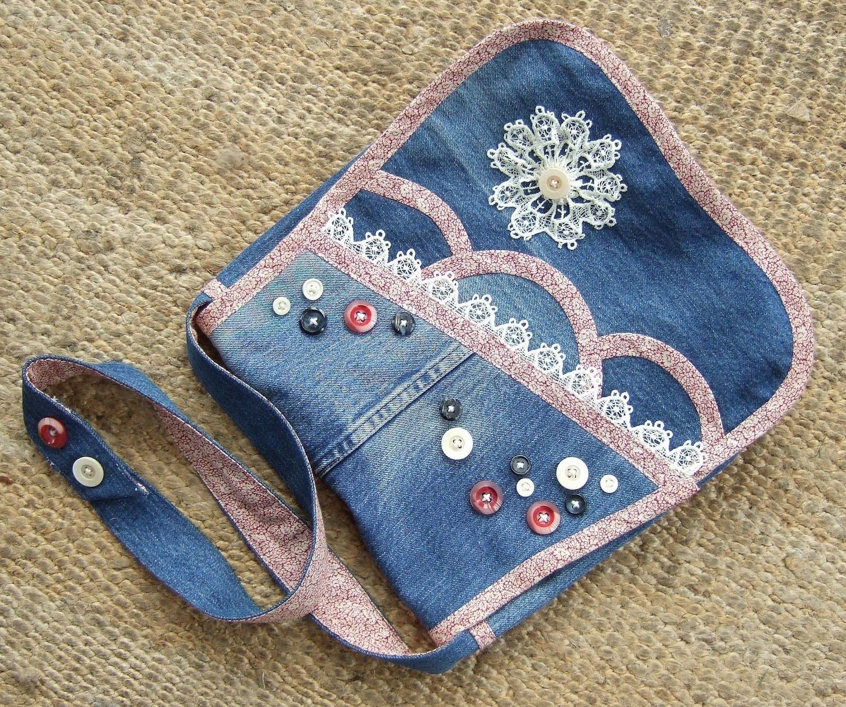 Джинсовая сумочка для девочки своими руками