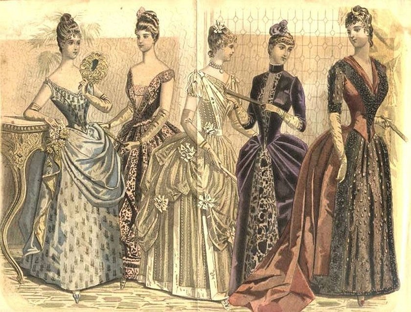 Платья викторианской эпохи