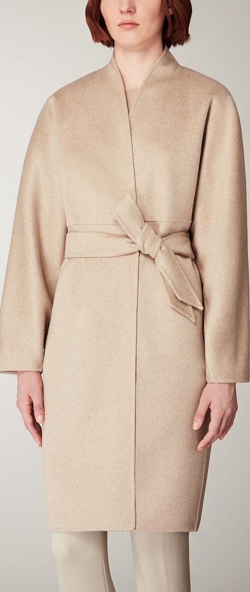 Бежевое пальто женское max mara