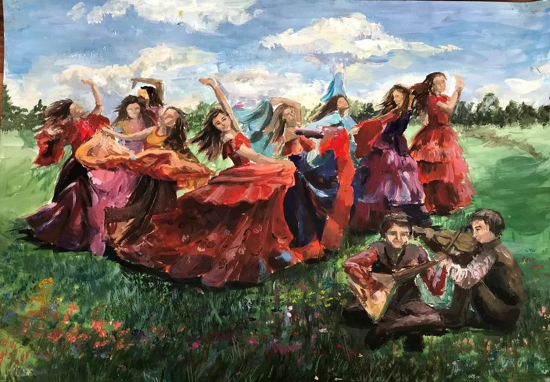 Славянский танец в живописи
