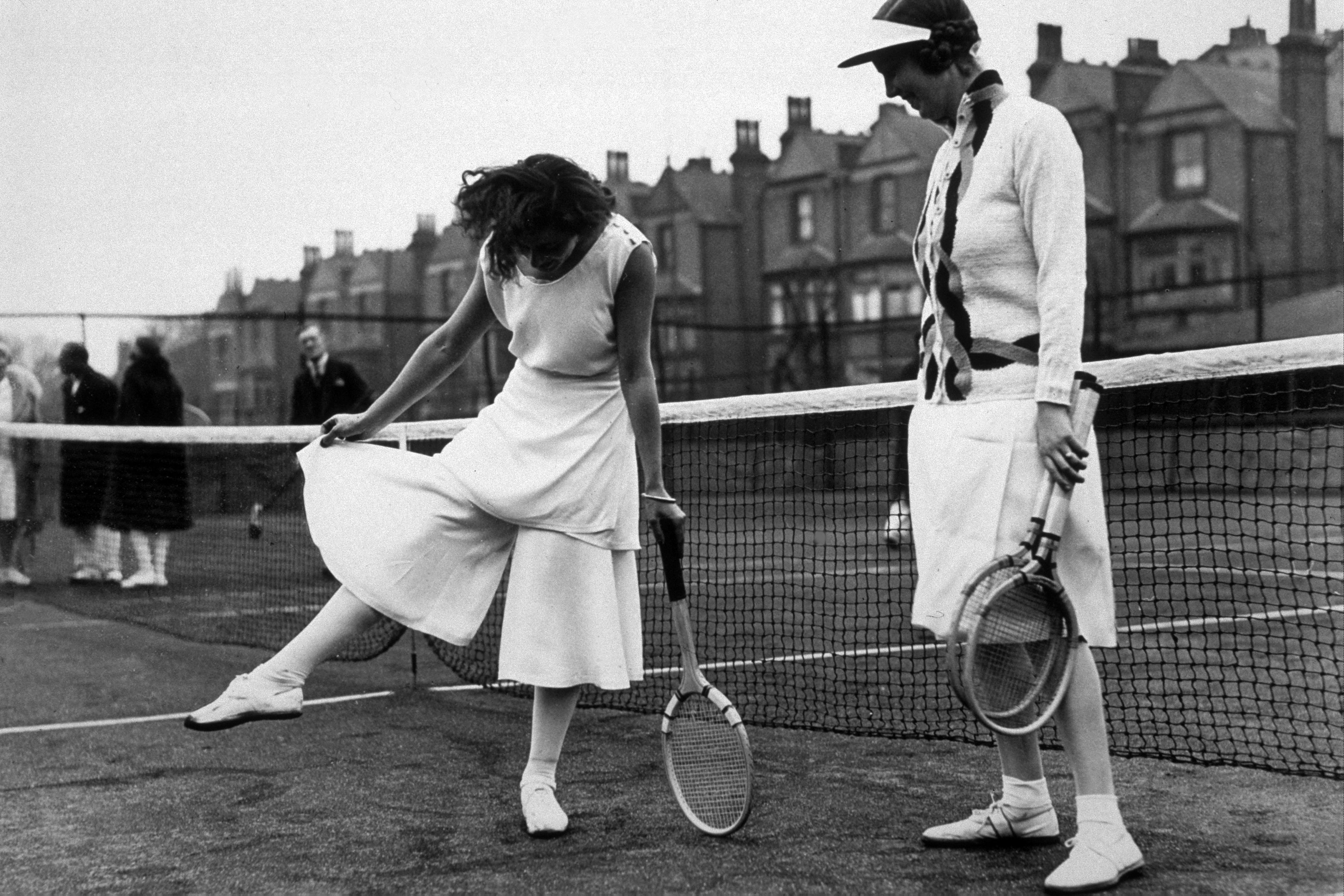 Теннисистка прошлого столетия