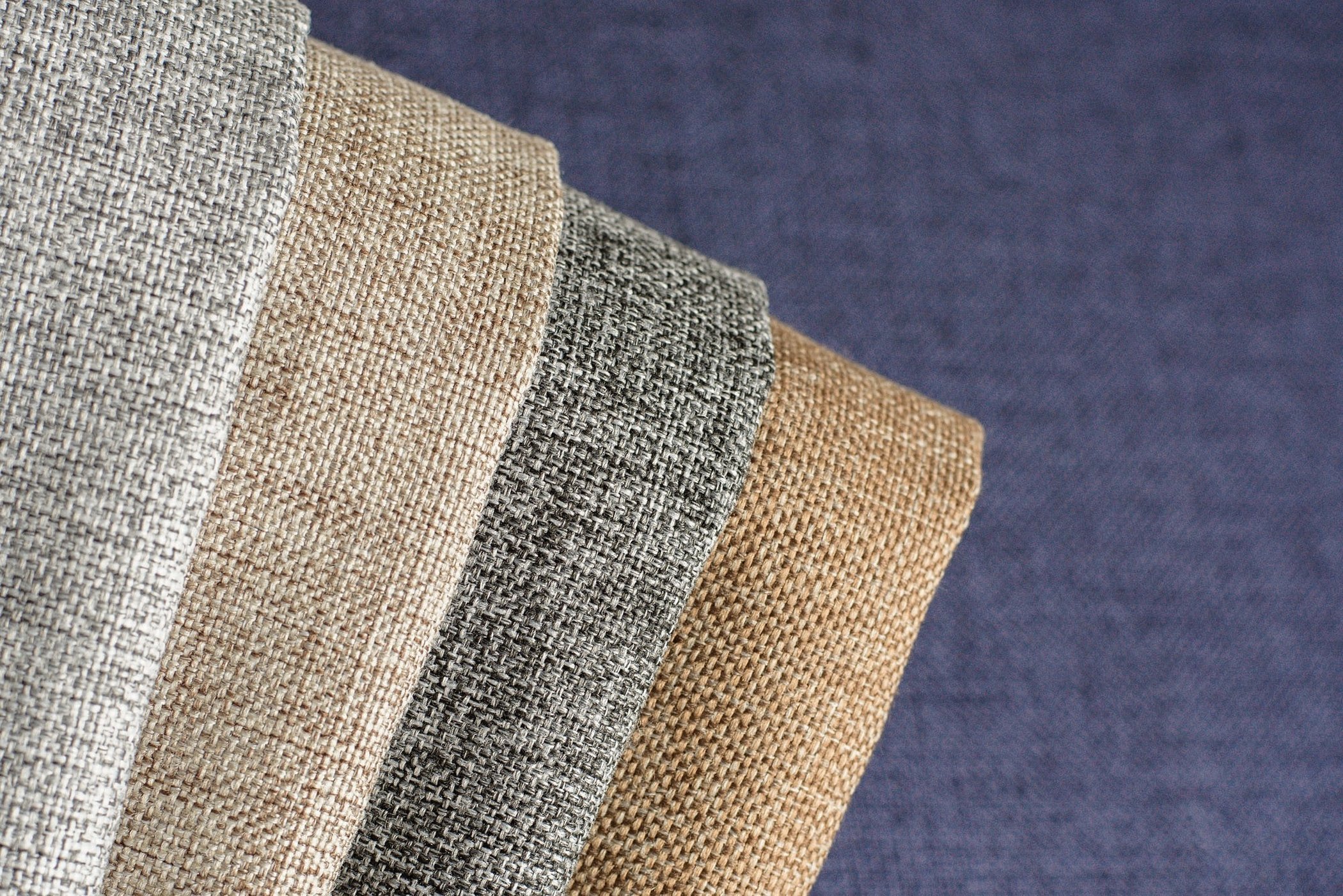 Мебельная ткань рогожка velvet