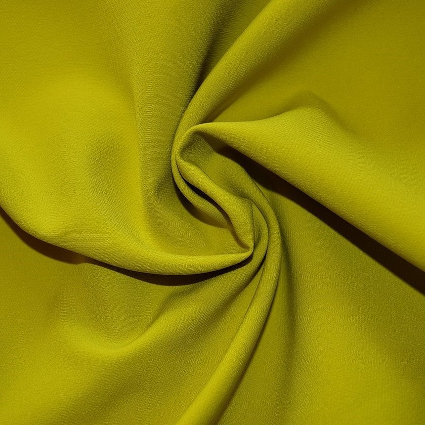 Ткань костюмная горчичного цвета