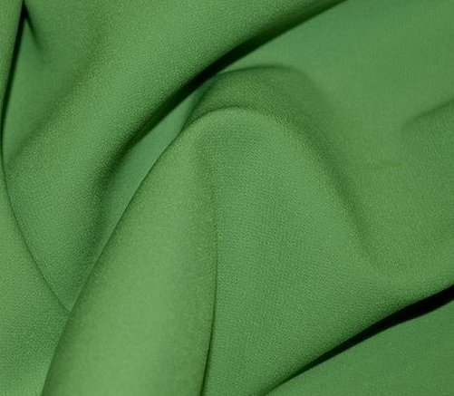 Ткань костюмная полушерстяная зеленая