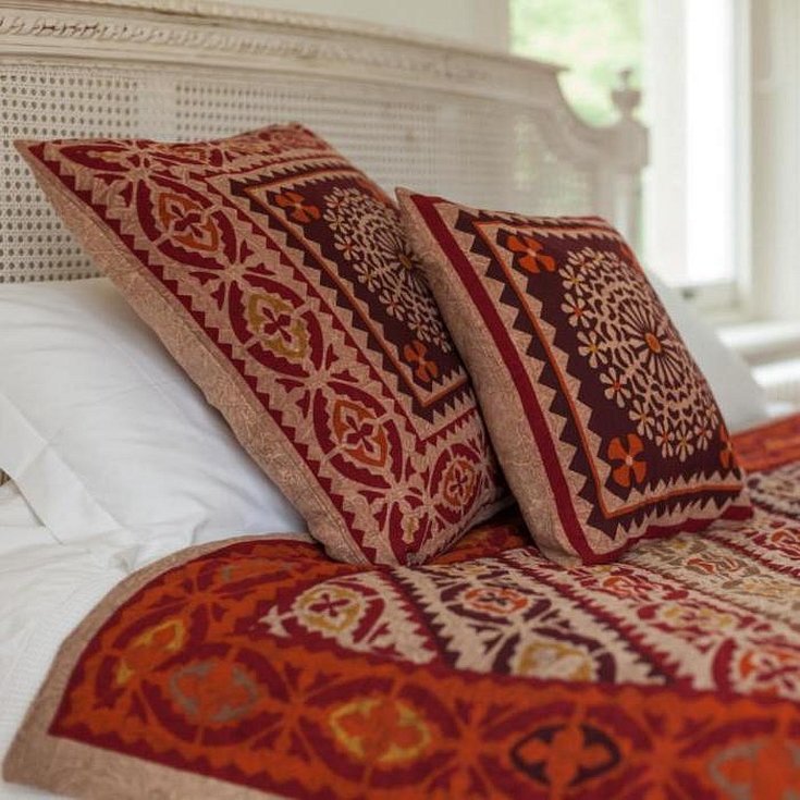 Вышивка крестом подушка в марокканском стиле