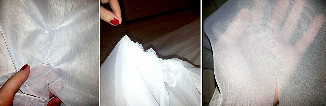 Технология шитья платья из тюли