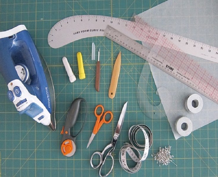 Инструменты и оборудование для шитья юбки