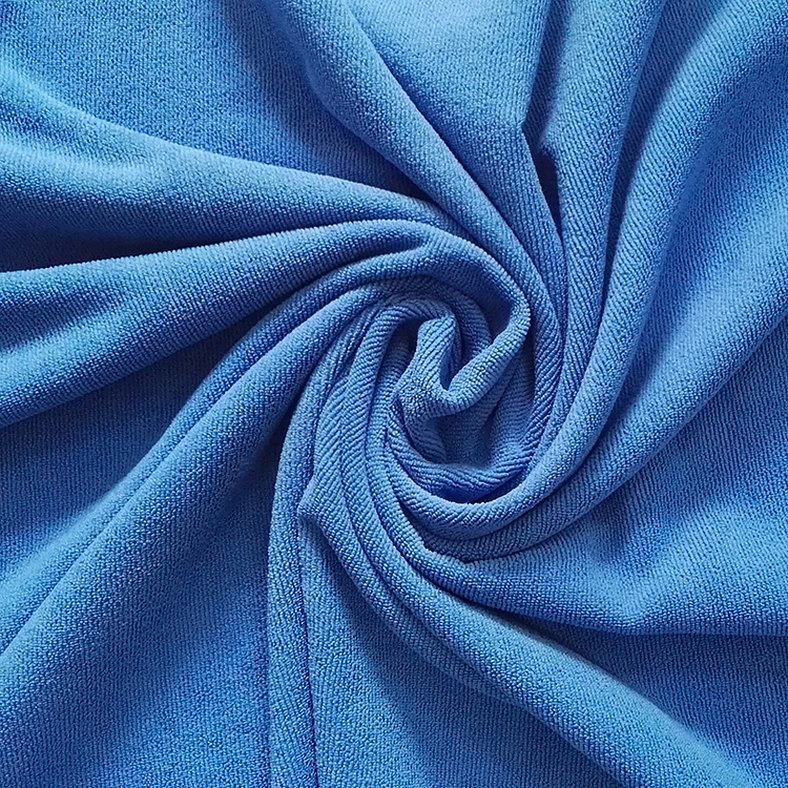Костюмная ткань голубого цвета