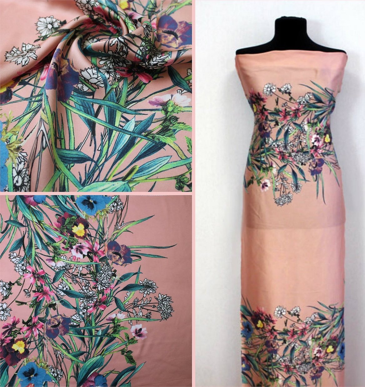 Платья с росписью по ткани батик