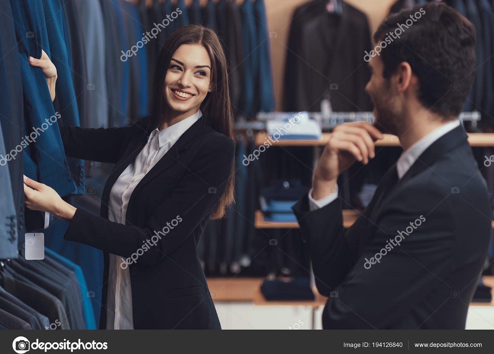 Shop assistant photo men
