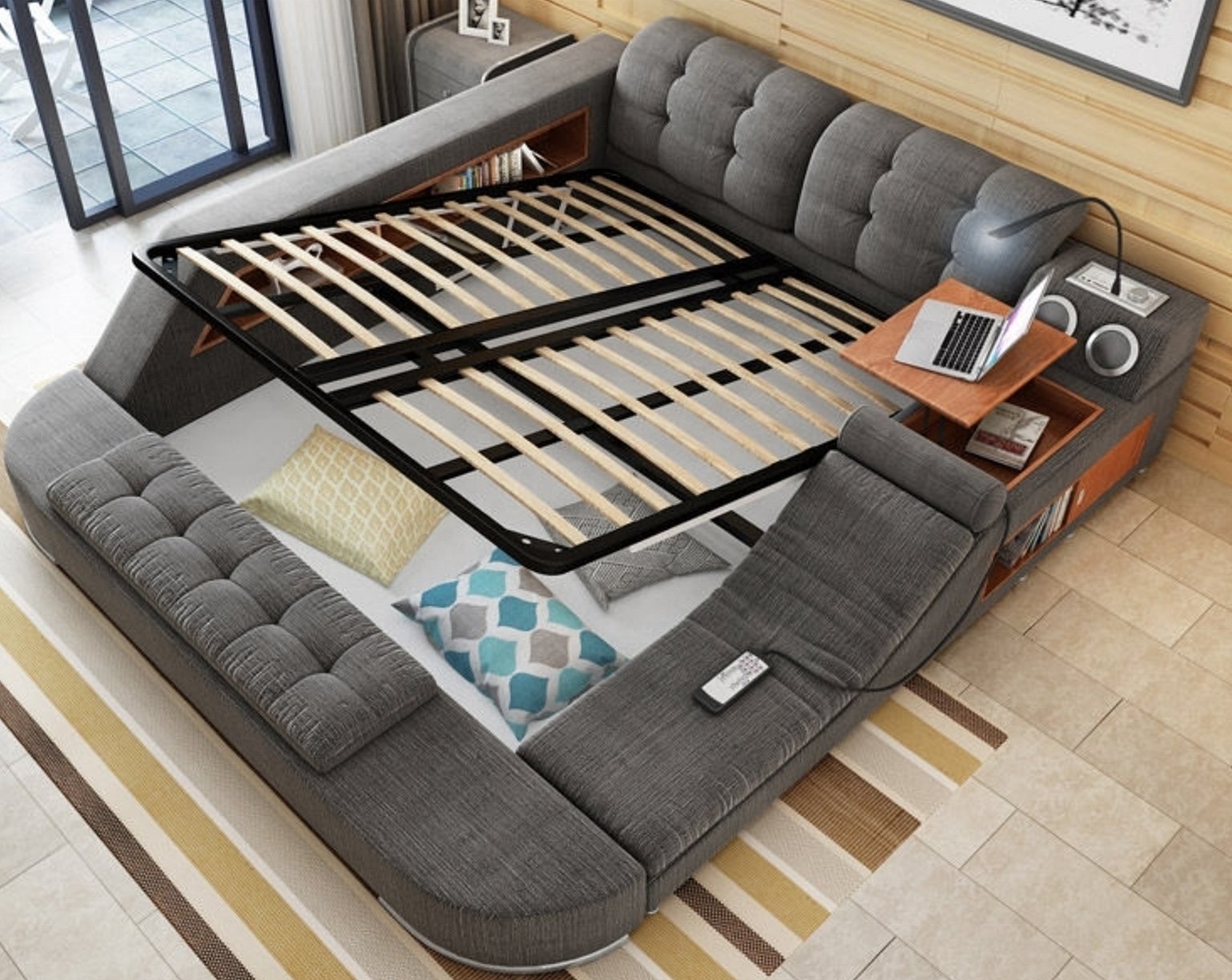 Многофункциональная кровать smart bed азиатская