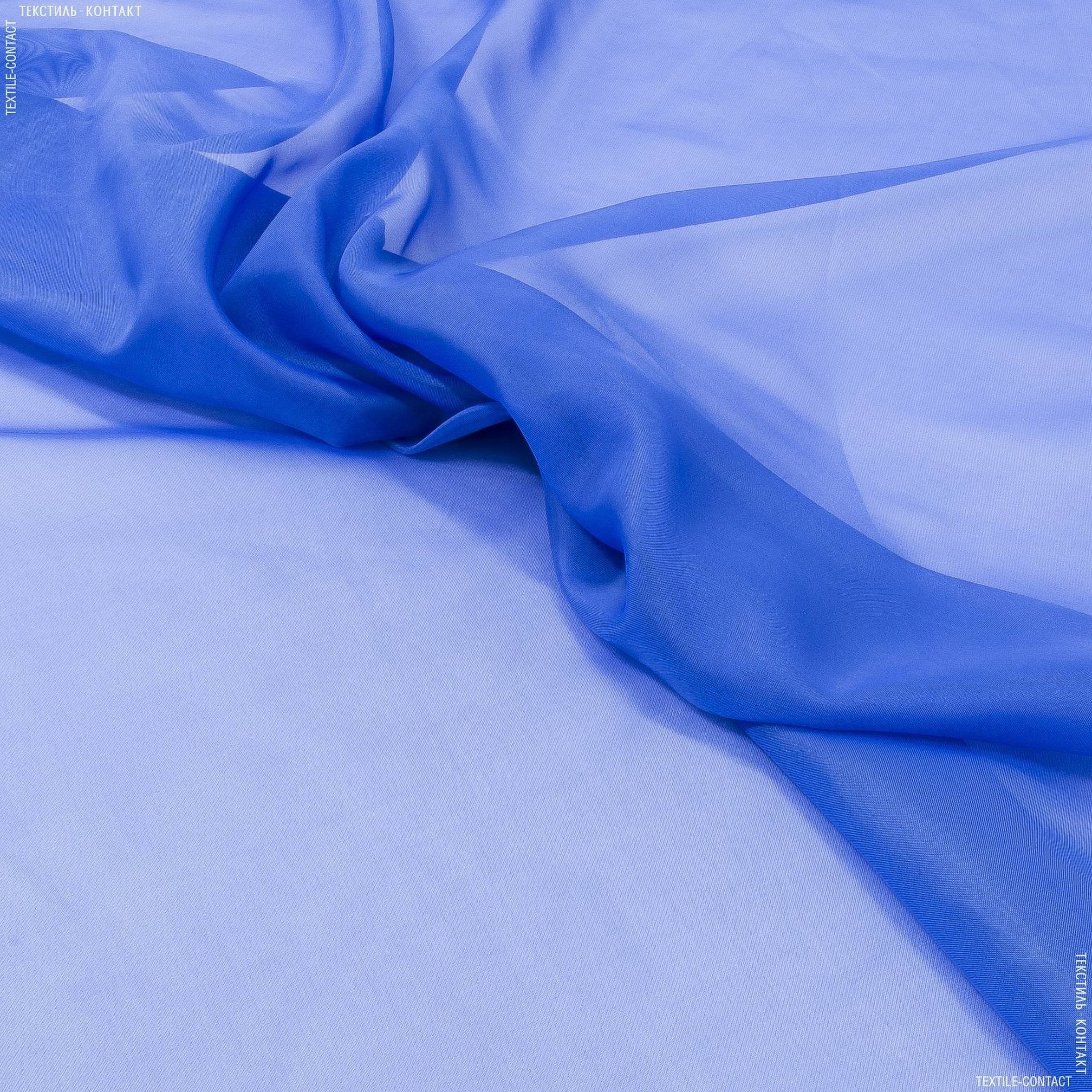 Голубая вуаль ткань прозрачная