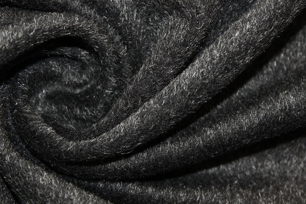 Ткань пальтовая с ворсом полиэстер