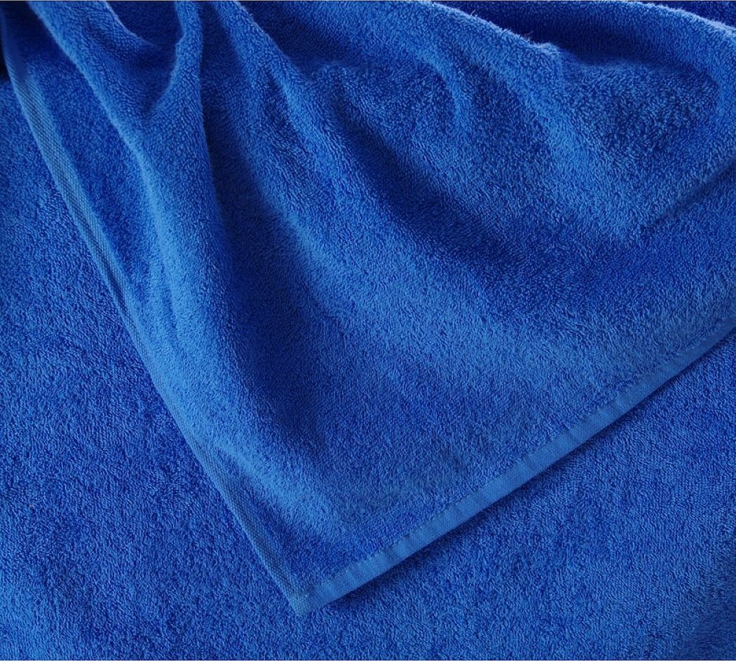 Астра велюр голубая ткань