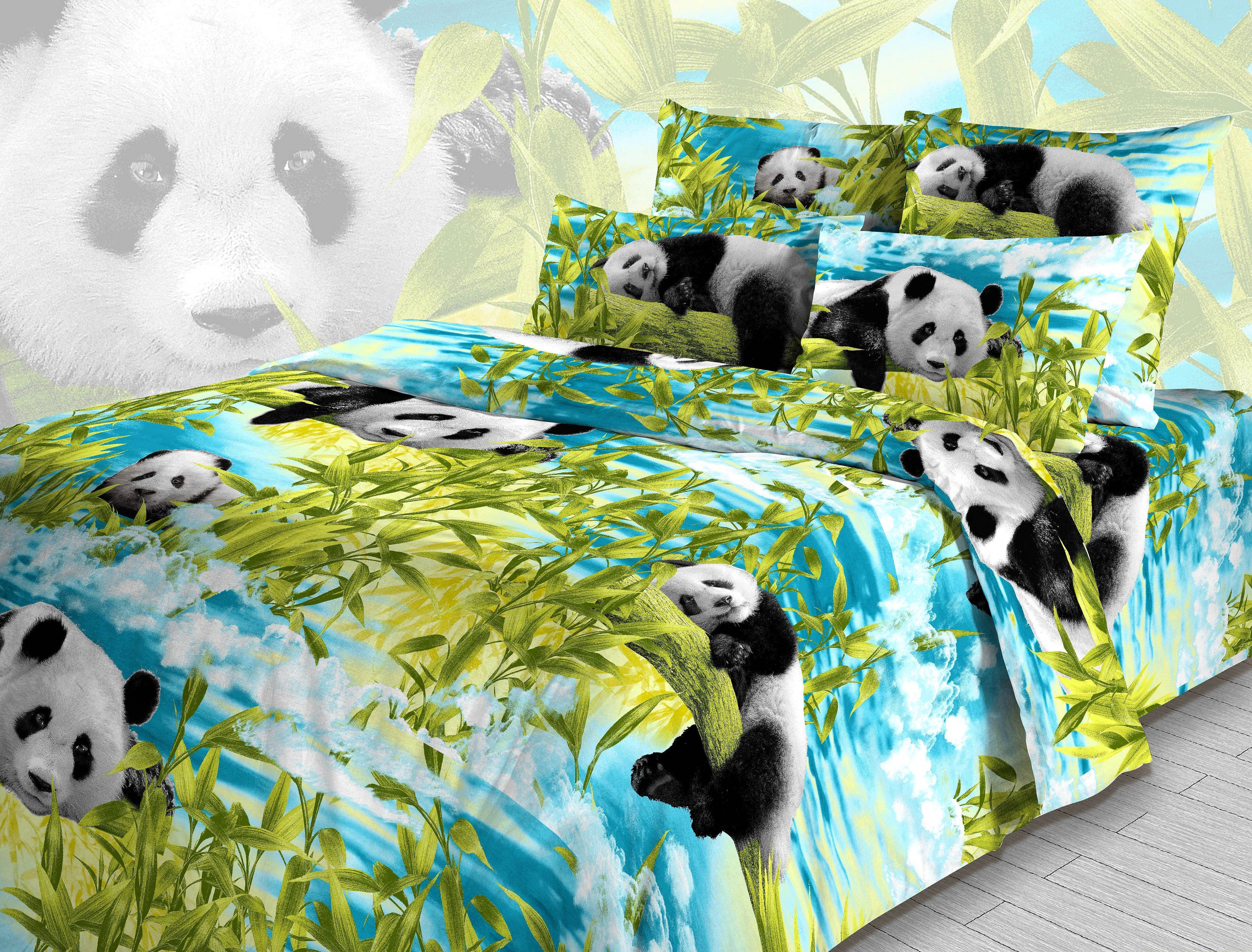 Постельное белье с пандами