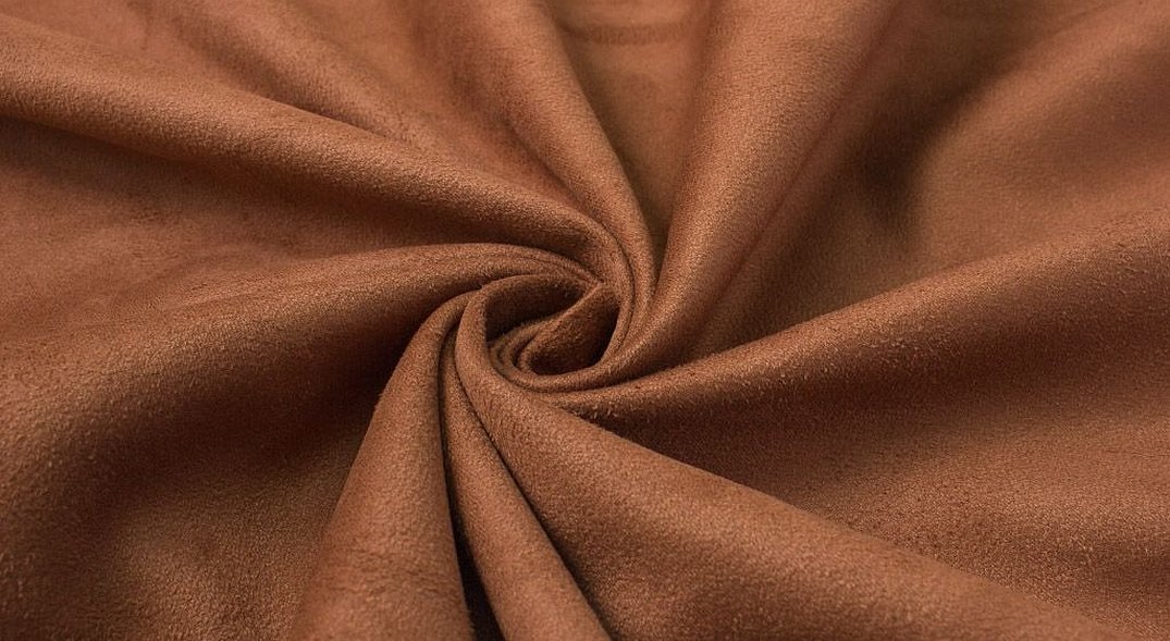 Ткань рогожка коричневая
