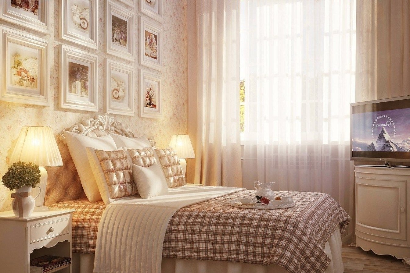 Маленькая спальня в стиле прованс