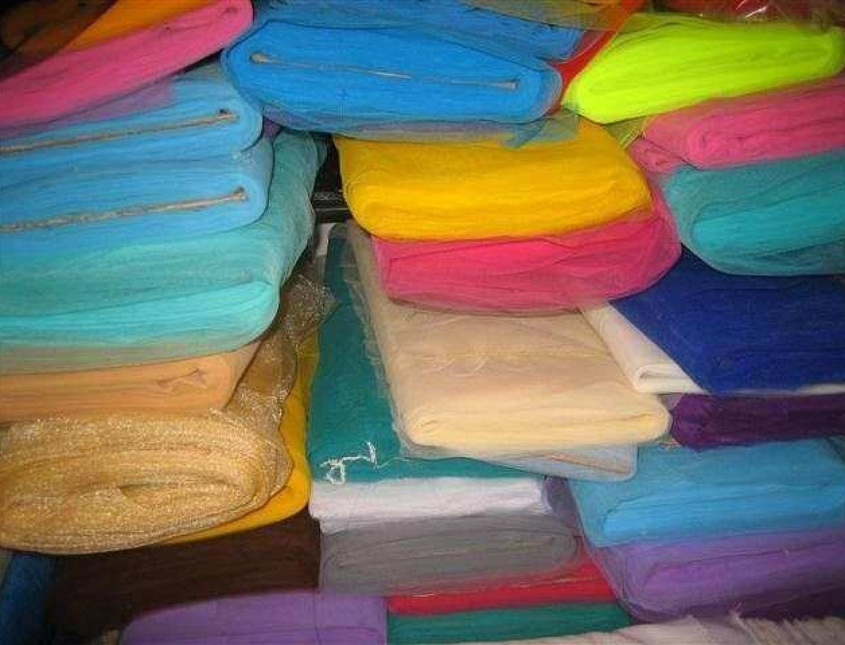 Ткань разноцветная сетка стрейч