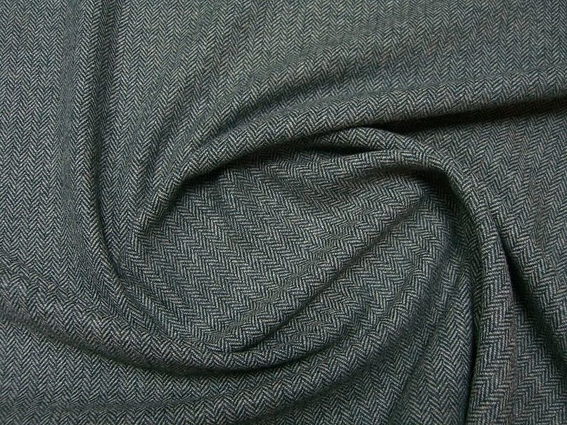Шерстяная костюмная ткань саржевого