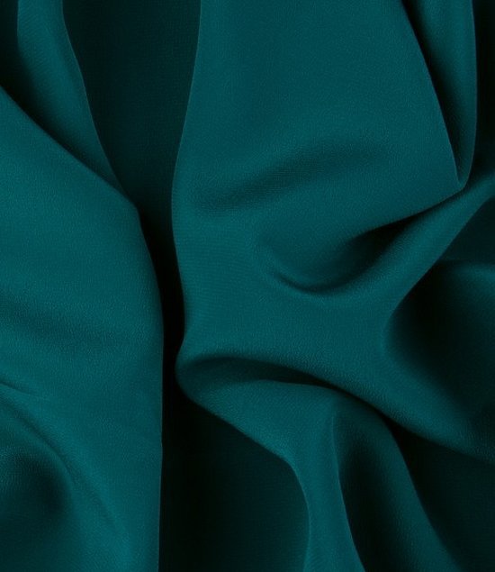 Ткань креп-шифон цвет бирюзовый