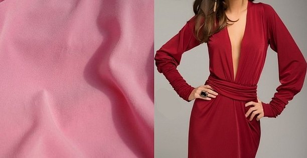 Вечернее платье бордо с декольте