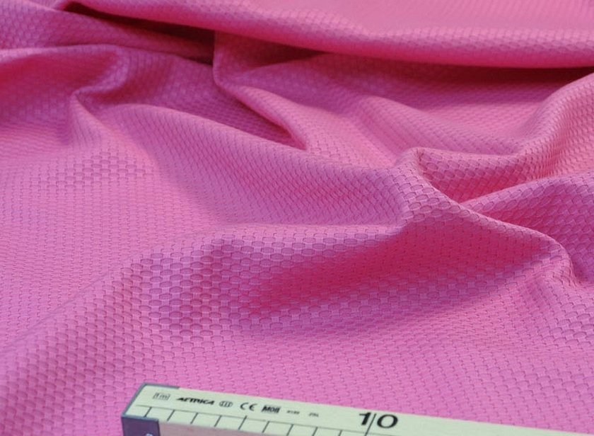 Ткань розовый хлопок стрейч