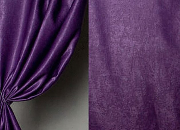 Фиолетовые портьерные шторы