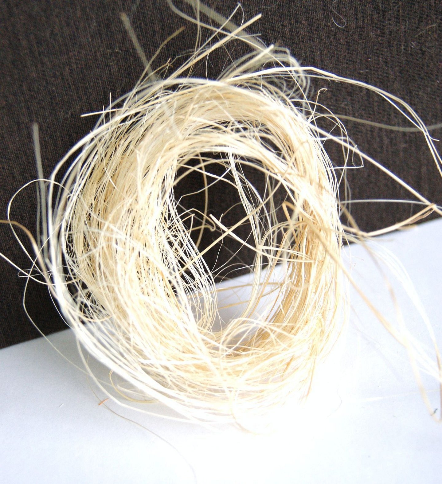 Сизалевое волокно для поделки гнездо