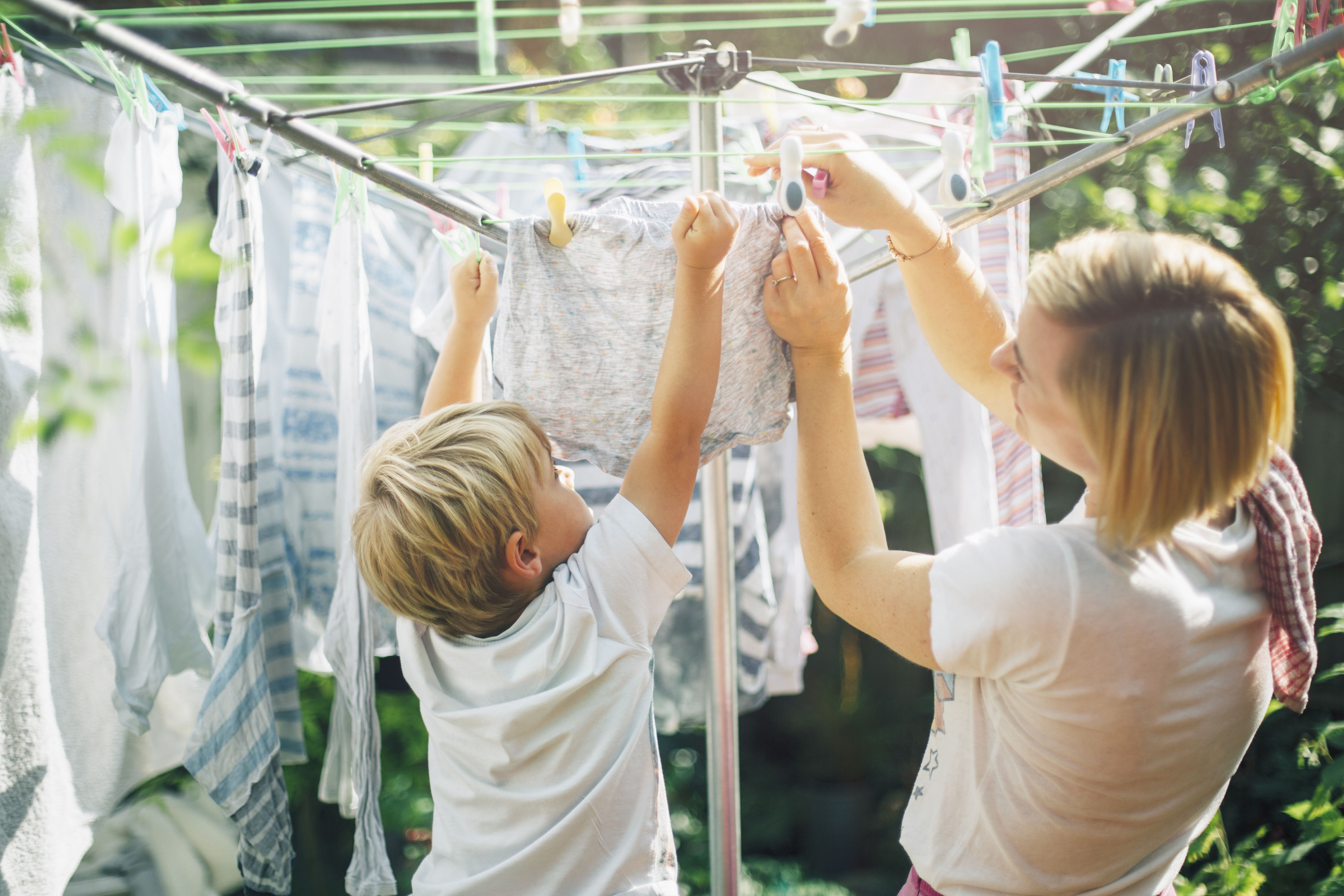 Drying clothes